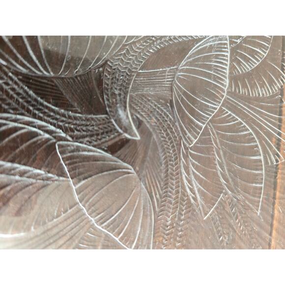 2pc Set Of Arcoroc France Canterbury  Crocus Clear Serving Bowl & Platter - Picture 12 of 12